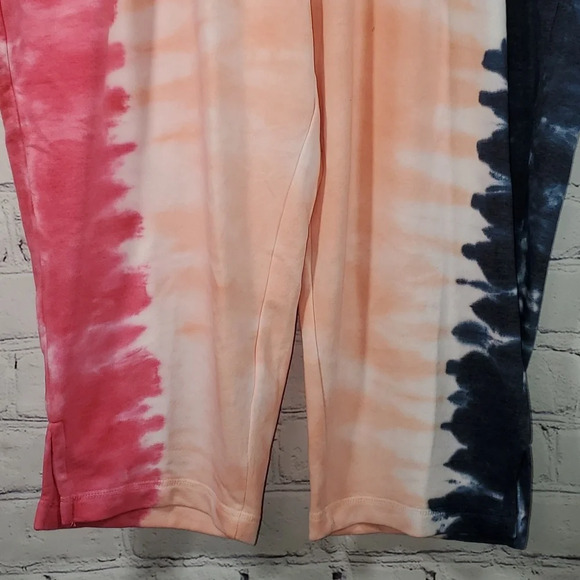 LANE BRYANT LIVI ACTIVE Sweatpant Drawstring Capri Tie Dye Size 22/24 NWT - Picture 5 of 14